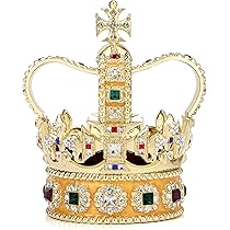 No.英国館　アンティーク　王冠　ティアラ　ジュエリー　ボックス　パンドラ L017 聖エドワード王冠 【ピィアース正規品】 東京銀座PICALS