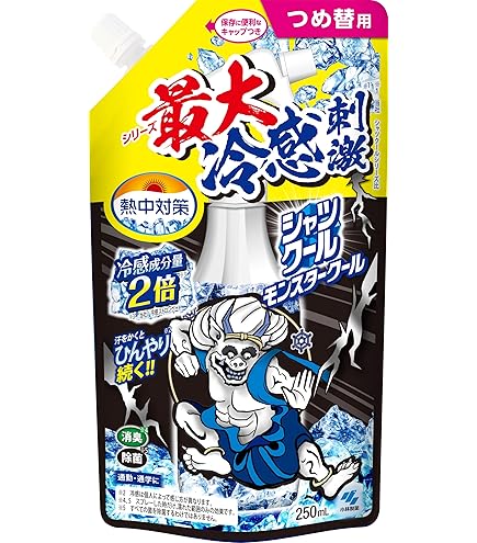 Amazon.co.jp: 熱中対策 シャツクール 冷感ストロング 大容量専用