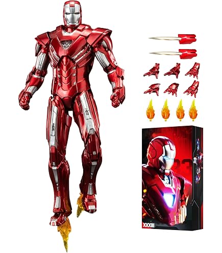 Amazon.co.jp: ZD Toys 1/10スケール 7インチ アイアンマン マーク XLI