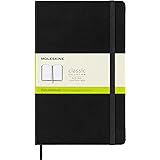 Moleskine Classic Notebook, Medium, Plain, Black, Hard Cover (5 x 8.25) (Classic Notebooks)