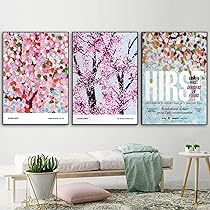 アートポスター ダミアン・ハースト Purple Amazon.co.jp: ダミアンハーストポスター桜キャンバス壁アート