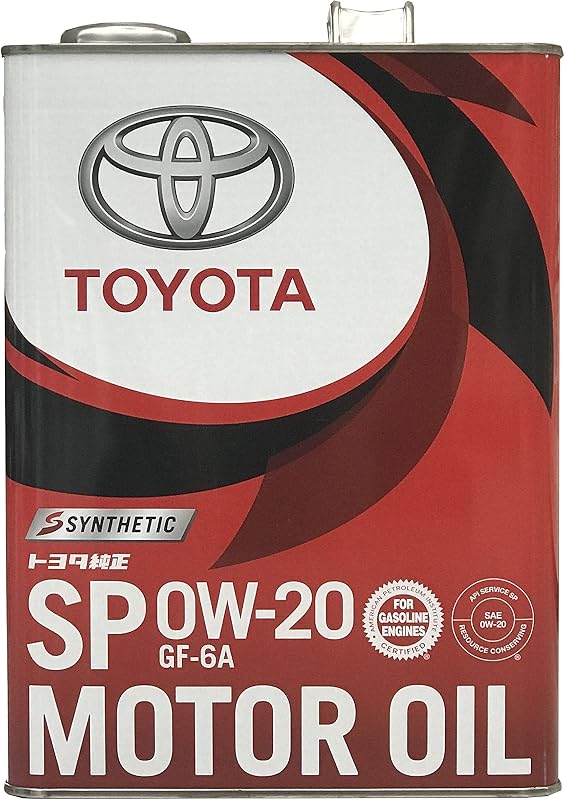 TOYOTA純正モーターオイル SP 0W-20 4L 08880-13205