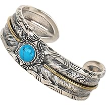 最終値下げ！！ターコイズ　シルバー　バングル シルバー925素材 唐草 バングル ターコイズバングル 925 銀