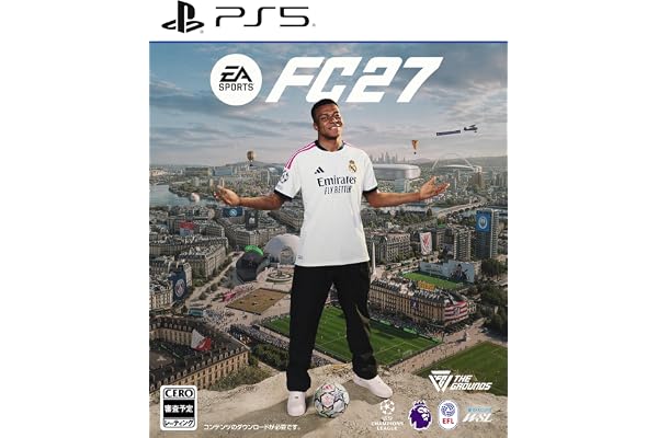 EA SPORTS™ FC 27 【同梱物】The Grounds シグネチャースウェットスーツ & Mbappéがテーマのティア3のアンプ & ダブルAXP 10試合分x2個(消耗品) & 先行予約チャレンジ & アイコン/ヒーロー3名 & 監督キャリアで雇用可能な5つ星のコーチ & 監督キャリアで雇用可能な5つ星のユーススカウト 【予約特典】予約特典DLC 同梱 - PS5