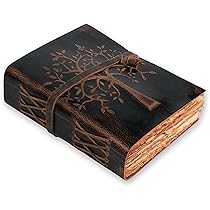 Amazon | LEATHER VILLAGE Tree of Life ジャーナル ノートブック
