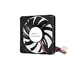 StarTech 交換70ミリメートルTX3デュアルボールベアリングCPUクーラーファン - 3ピンケースファン - TX3ファン - 70ミリメートルファン（fan7x10tx3） 70x10mm 黒