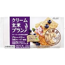 Amazon.co.jp: アサヒグループ食品 クリーム玄米ブラン ブルーベリー