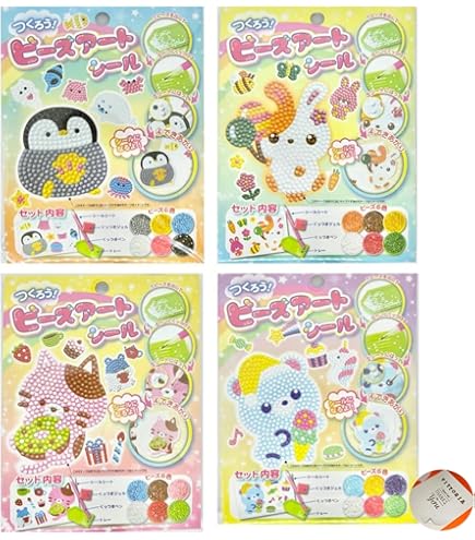 Amazon.co.jp: 【4種類セット】 日本パール加工 つくろう！ビーズ