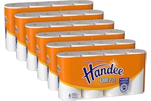 Handee Ultra White Paper Towel, 24 Rolls Value Pack