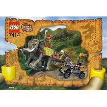 Amazon.co.jp: レゴ (LEGO) 世界の冒険シリーズ 象のキャラバン 7414 