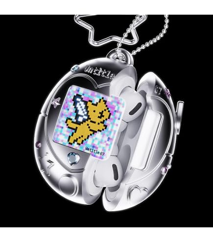 Amazon | Tamagotchi スタイル AirPods ケース ピンク シルバー 星形