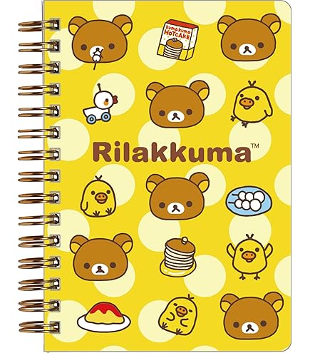 Amazon.co.jp: 【リラックマ】ドットラインノート（ブルー）☆ハッピー