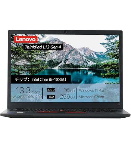 Amazon.co.jp: 【整備済み品】Lenovo ThinkPad L13 Gen 4 ノート