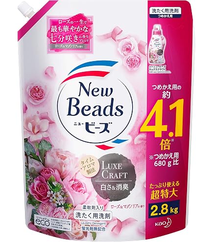 ニュービーズ ジェル リュクスクラフト ローズ&マグノリアの香り 2800g×4個