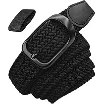 Amazon | [JIFANPAUL] ベルト メンズ メッシュ 編み込み ゴム