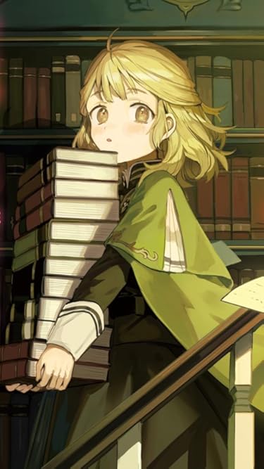 図書館の天才少女　～本好きの新人官吏は膨大な知識で国を救います！～  iPhone/Androidスマホ壁紙(480×854)-1 - マルティナ