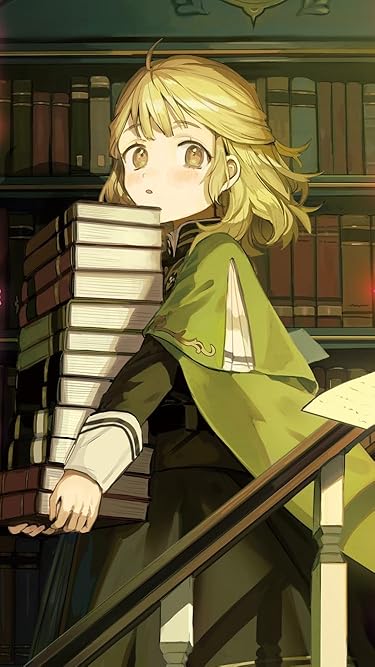 図書館の天才少女　～本好きの新人官吏は膨大な知識で国を救います！～  iPhone/Androidスマホ壁紙(750×1334)-1 - マルティナ