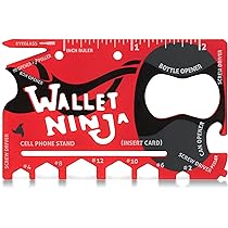 Amazon.co.jp: マットレッドウォレットニンジャ - 18イン1