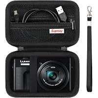 WERJIA Custodia Rigida Per Panasonic Lumix ZS99, ZS70, ZS60, ZS80, ZS100, ZS200 E TZ200 – Nero