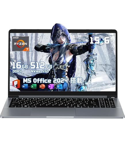 Amazon.co.jp: PASOUL NS15J ノートパソコン 15.6インチ AMD Ryzen