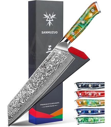Amazon | SANMUZUO Santoku Knife - 7 inch - Xuan Series - VG10