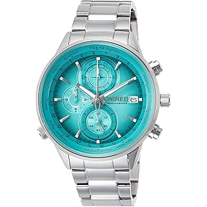 [セイコーウォッチ] 腕時計 ワイアード クロノグラフ 新橋色文字盤 AGAW451 メンズ シルバー