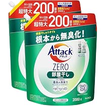 Amazon | 【2個セット】アタックZERO 部屋干し つめかえ用 2000g
