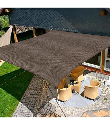 【在庫セール】SUNNY GUARDひ雨よけ シェード 4x6m ベージュ 撥水 Amazon.co.jp: SUNNY GUARDひ雨よけ シェード 4x6m アイボリー