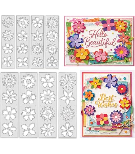Amazon.co.jp: DzIxY 花壇 花 枝 葉 金属 カッティングダイ カード作成