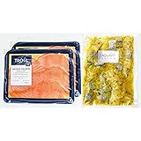 TROLL （トロール） スモークサーモン スライス 200g & ニシンマリネマスタード味200g［冷凍］