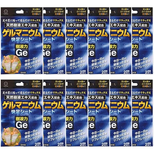 Amazon.co.jp: KOKUBO 樹液力 快足シート（2枚入1回分） 12個