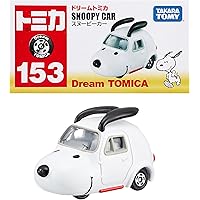 タカラトミー『 トミカ ドリームトミカ No.153 スヌーピーカー 』 ミニカー 車 おもちゃ unisex 3歳以上 箱入り 玩具安全基準合格 STマーク認証 TOMICA TAKARA TOMY