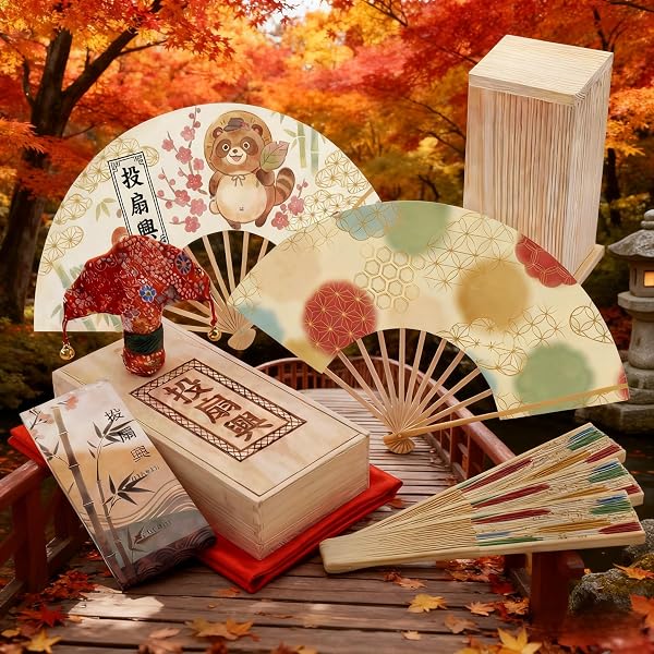 Amazon.co.jp: [Yizibuur] 投扇興 セット【職人手作り-日本傳統遊戲用