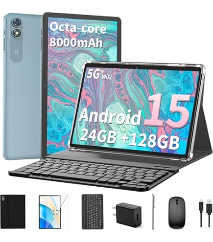 Amazon.co.jp: Relndoo 2025 Android 15 タブレット キーボード