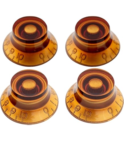 Amazon.co.jp: ギブソン系 レスポール系 トップハットノブ ベルノブ