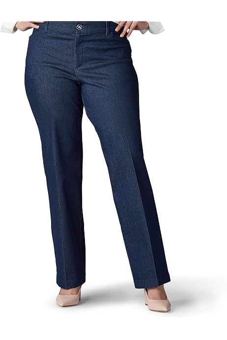 Cotton Straight Leg Jean 