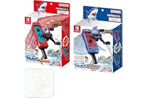 【２点セット】釣りスピリッツ 釣って遊べる水族館 Switch専用サオコン 青・赤 (釣りスピリッツ ミニタオル 1枚付き)