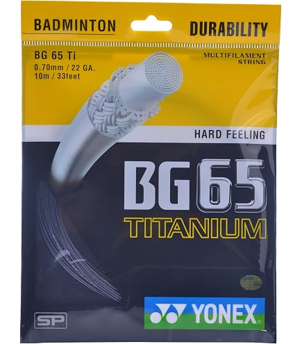 Amazon | ヨネックス (YONEX) BG 80 バドミントンストリング Pack of 1