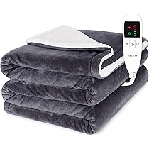 Amazon | 電気毛布 敷き 洗える 140×80cm 8段階温度 4段階タイマー 速