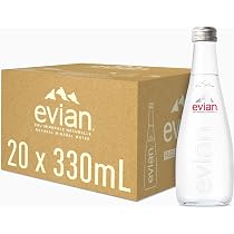 Amazon.co.jp: Evian(エビアン) 伊藤園 evian グラスボトル 330ml×20本
