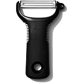 OXO Good Grips Y Peeler, Multi, 0719812210810, one Size | Rubber non-slip handle cushions hands to reduce fatigue during repe