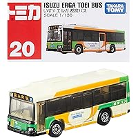 タカラトミー(TAKARA TOMY) 『 トミカ No.20 いすゞ エルガ 都営バス (箱) 』 ミニカー 車 おもちゃ 3歳以上 箱入り 玩具安全基準合格 STマーク認証 TOMICA