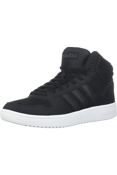 adidas Men's Hoops 2.0 Mid Basketball Shoe, Black/White/White, 8 :  Amazon.sg: Fashion