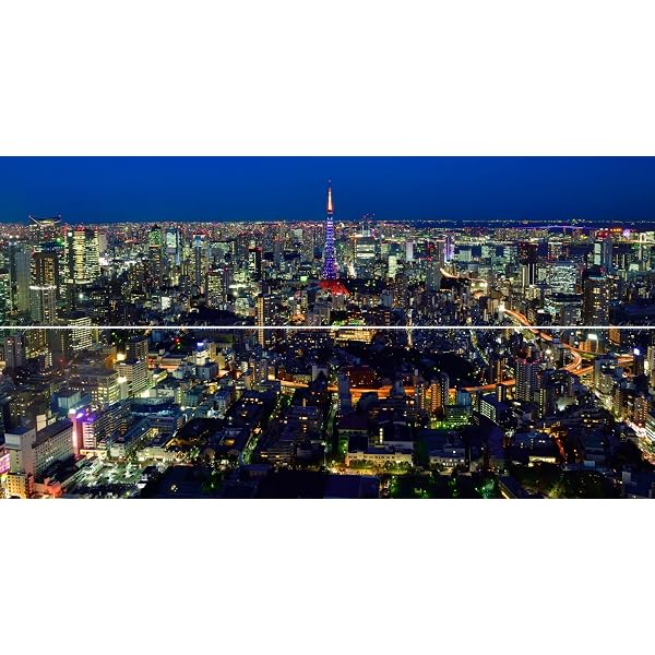 Amazon.co.jp: 絵画風 壁紙ポスター （はがせるシール式）【特大上下2 