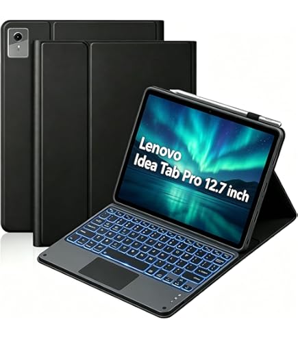 Amazon.co.jp: Lenovo IdeaTab Pro 12.7インチ 2025用キーボードケース