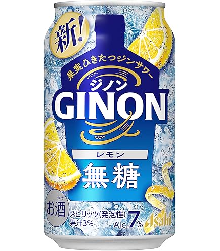 Amazon.co.jp: アサヒ GINON ジノン レモン 350ml×2ケース/48本 : 食品