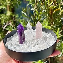 Amazon.co.jp: 水晶 さざれ石 浄化用 天然石 さざれ 水晶六角柱