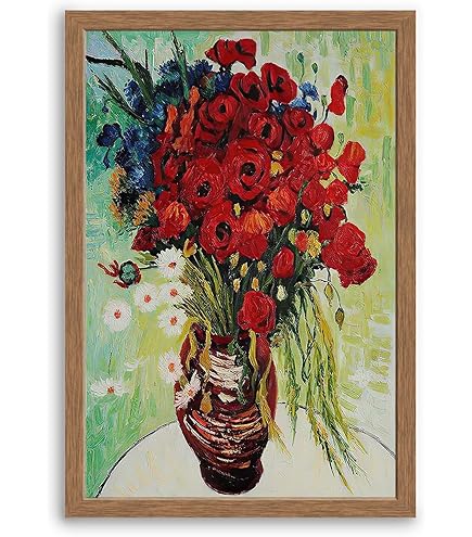 Amazon.co.jp: 【F6】 世界の名画額 花咲くアーモンドの木の枝 ゴッホ