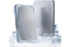 Incredible Cold Retention, Stainless Steel, Set of 2, Keeps Below Freezing, Twice Fast, Keeps Cold Long, Can Be Used Repeatedly, For Outdoor Activities, Camping, Fishing, Lunches, Extreme Heat