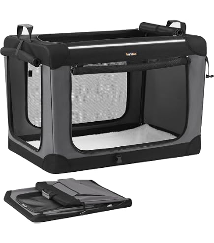 Amazon.co.jp: Amazonベーシック ソフトクレート ペットキャリー
